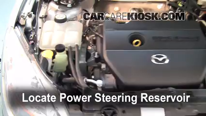 2010 Mazda 3 i 2.0L 4 Cyl. Power Steering Fluid Add Fluid